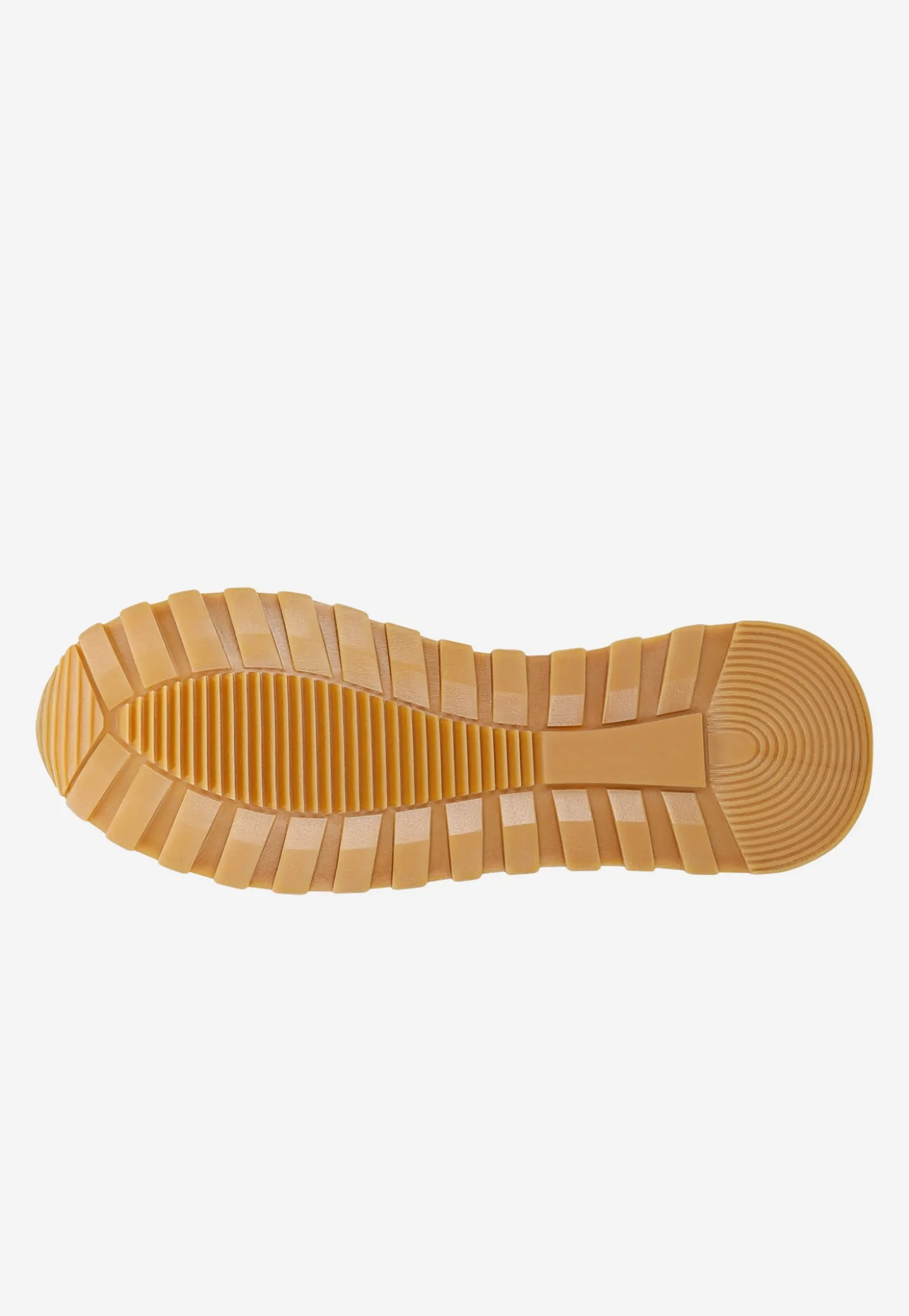 Jasnobrązowe sneakersy męskie ze skóry licowej