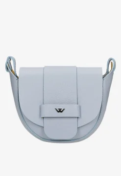 Jasnoniebieska torebka damska saddle bag