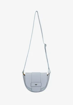 Jasnoniebieska torebka damska saddle bag