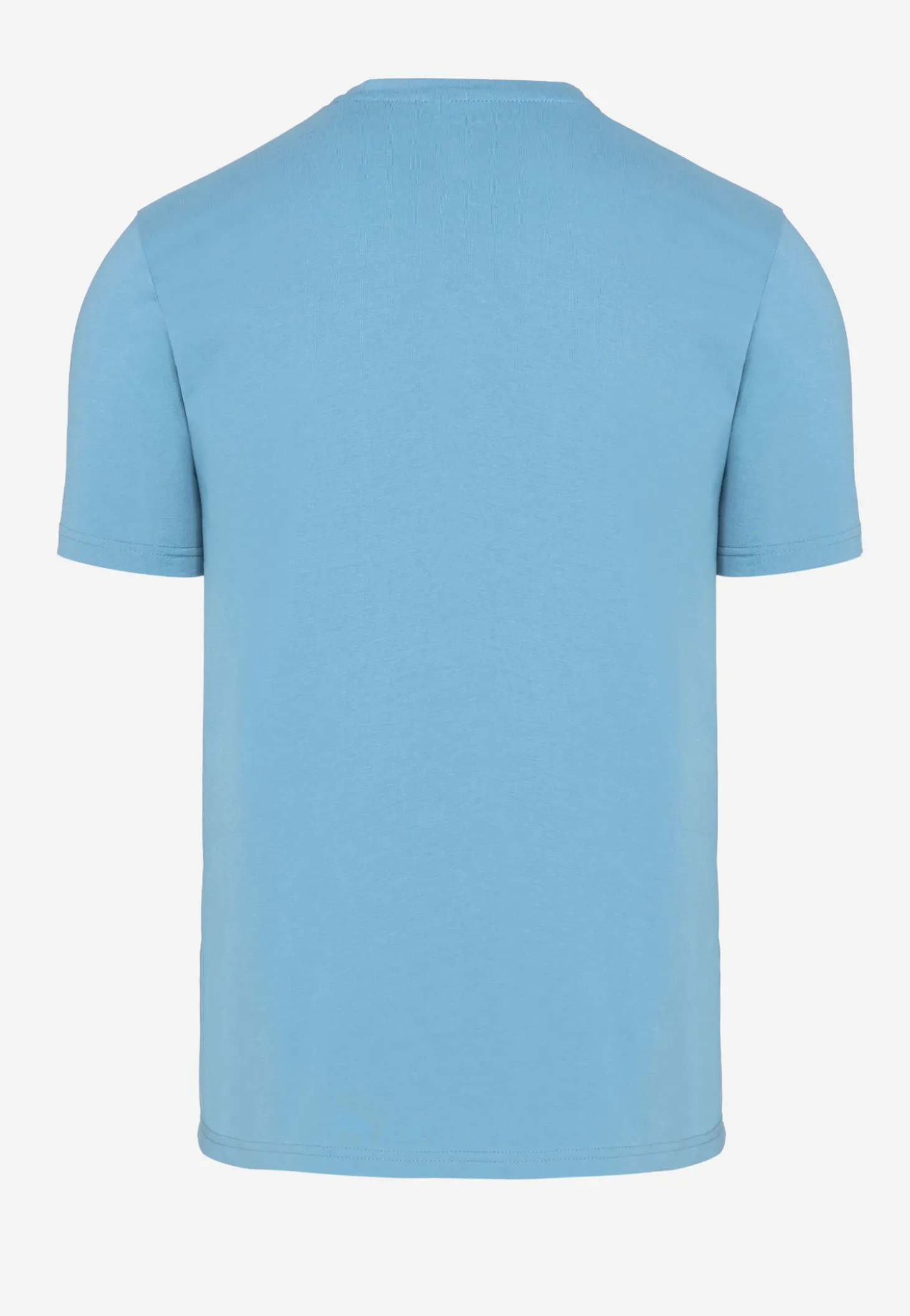 Jasnoniebieski t-shirt męski bawełniany