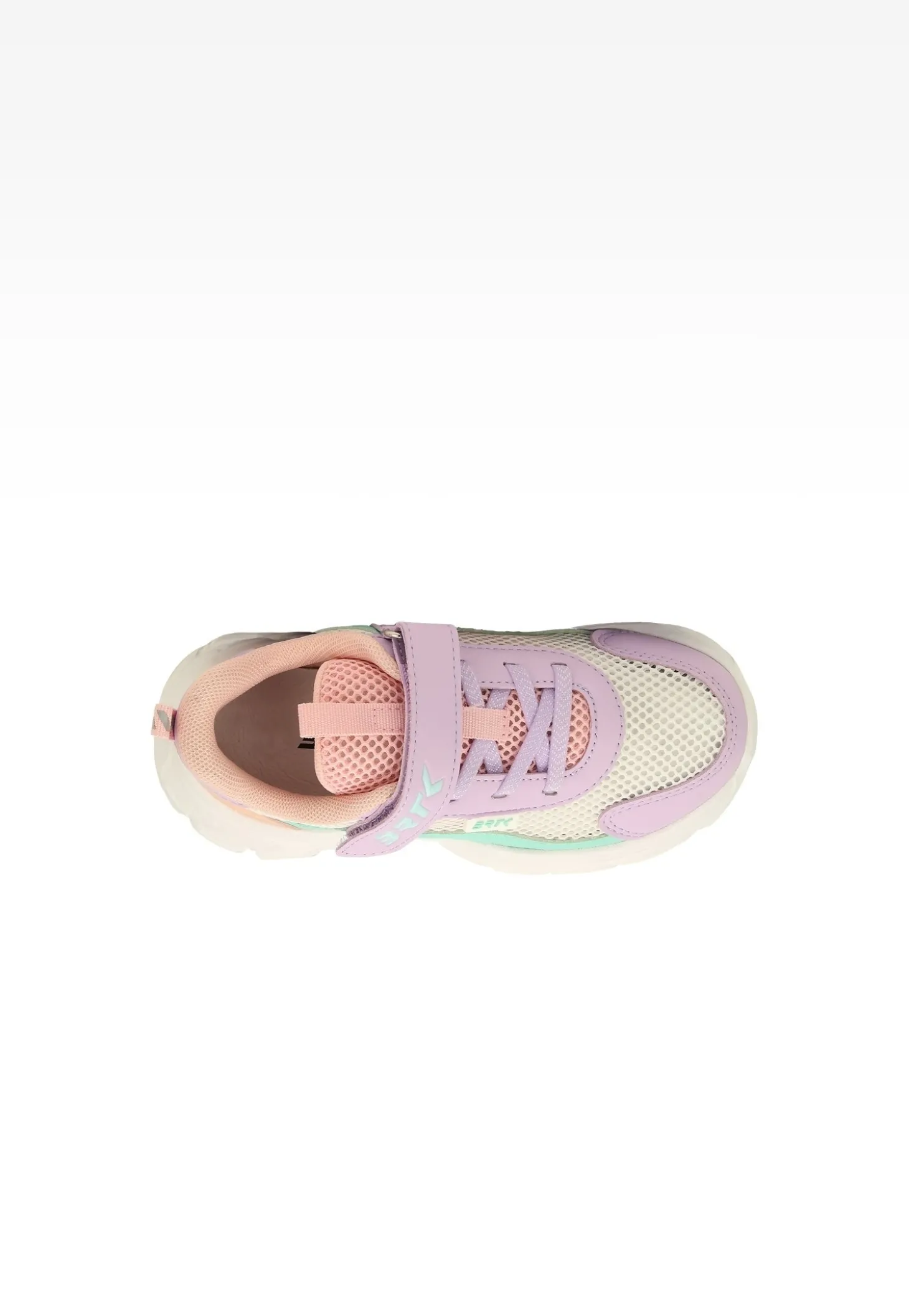 Kolorowe sneakersy dla dziewczynki na masywnej podeszwie BARTEK 87008-16