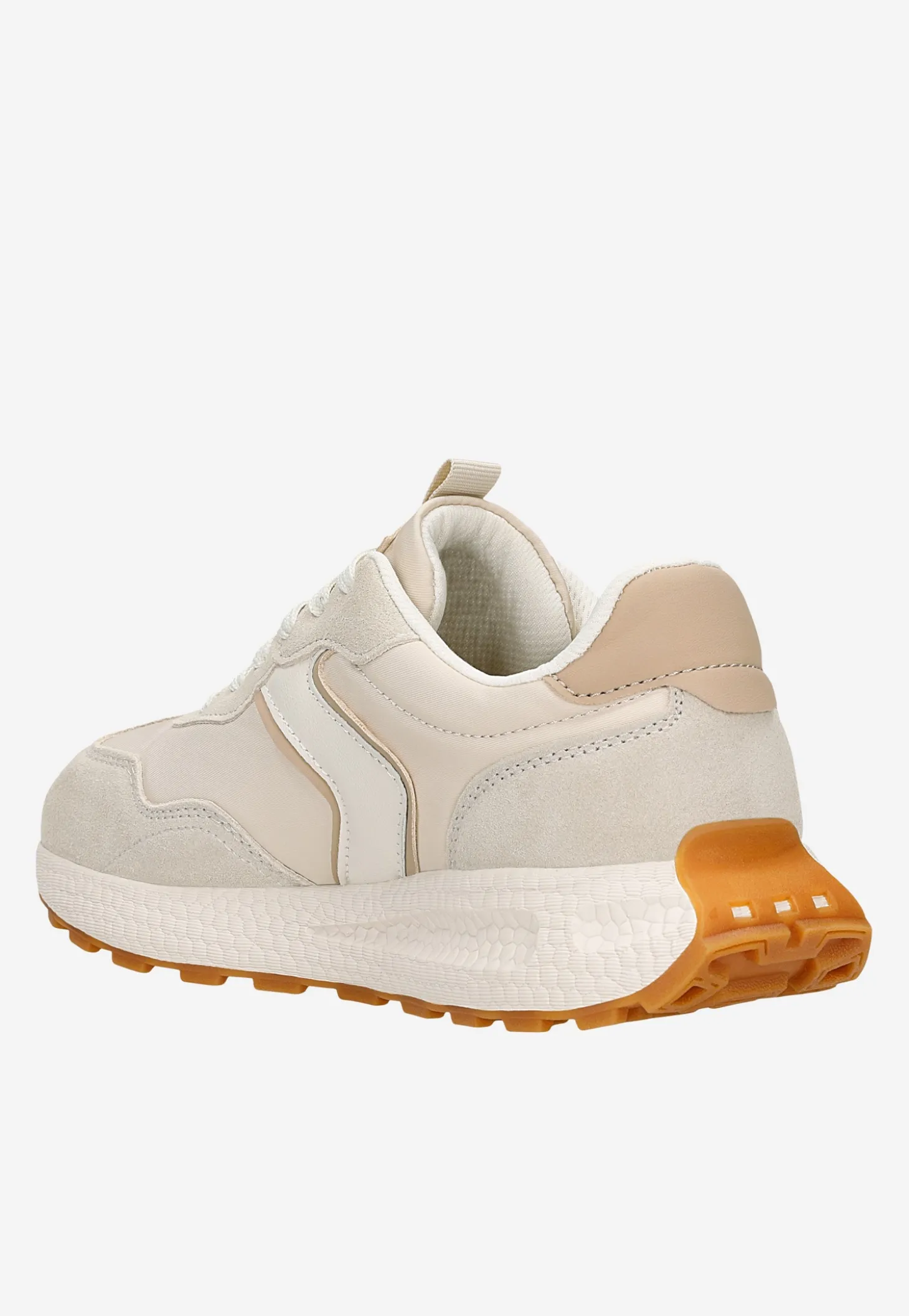 Masywne sneakersy damskie RELAKS w kolorze beżowo-białym