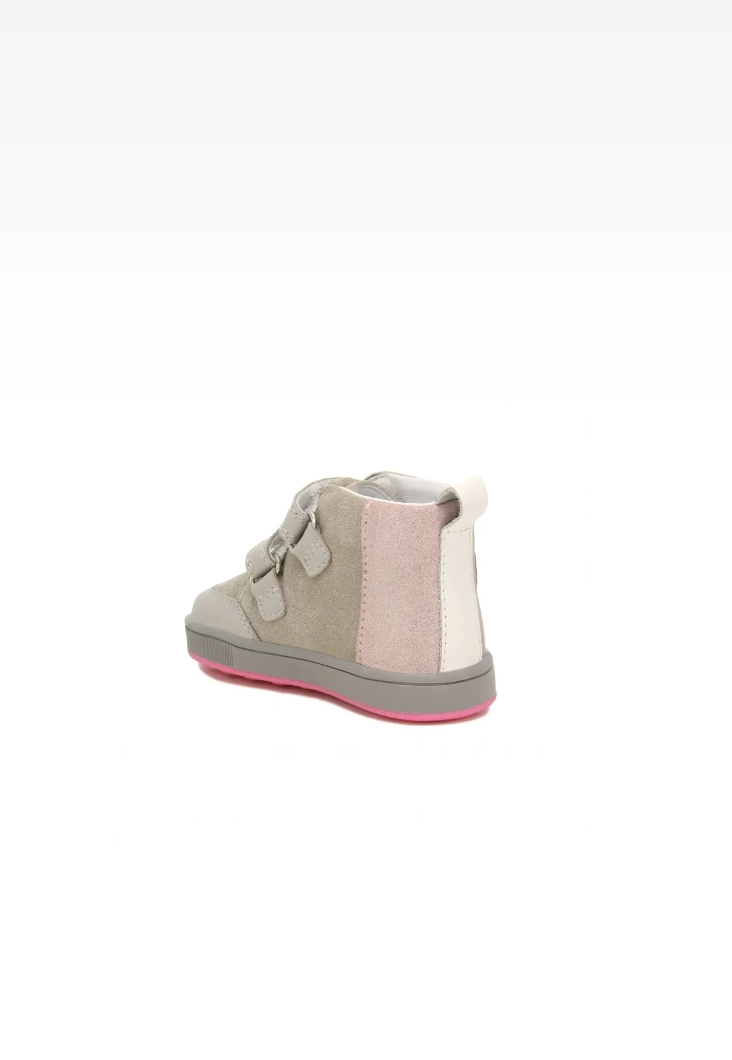 Mini first steps BARTEK 136300-05, dla dziewcząt, szaro-różowy