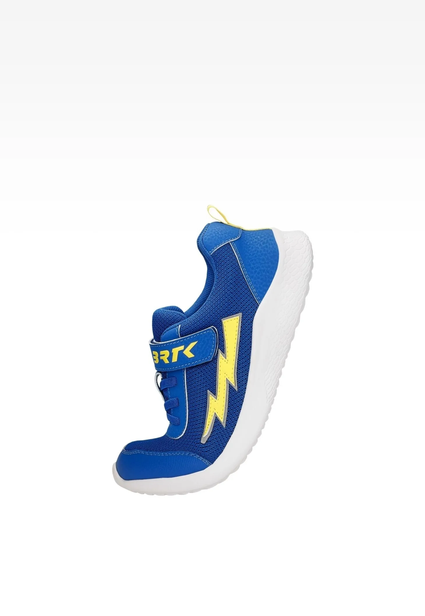 Niebieskie sneakersy BARTEK z żółtą błyskawicą 87006-16