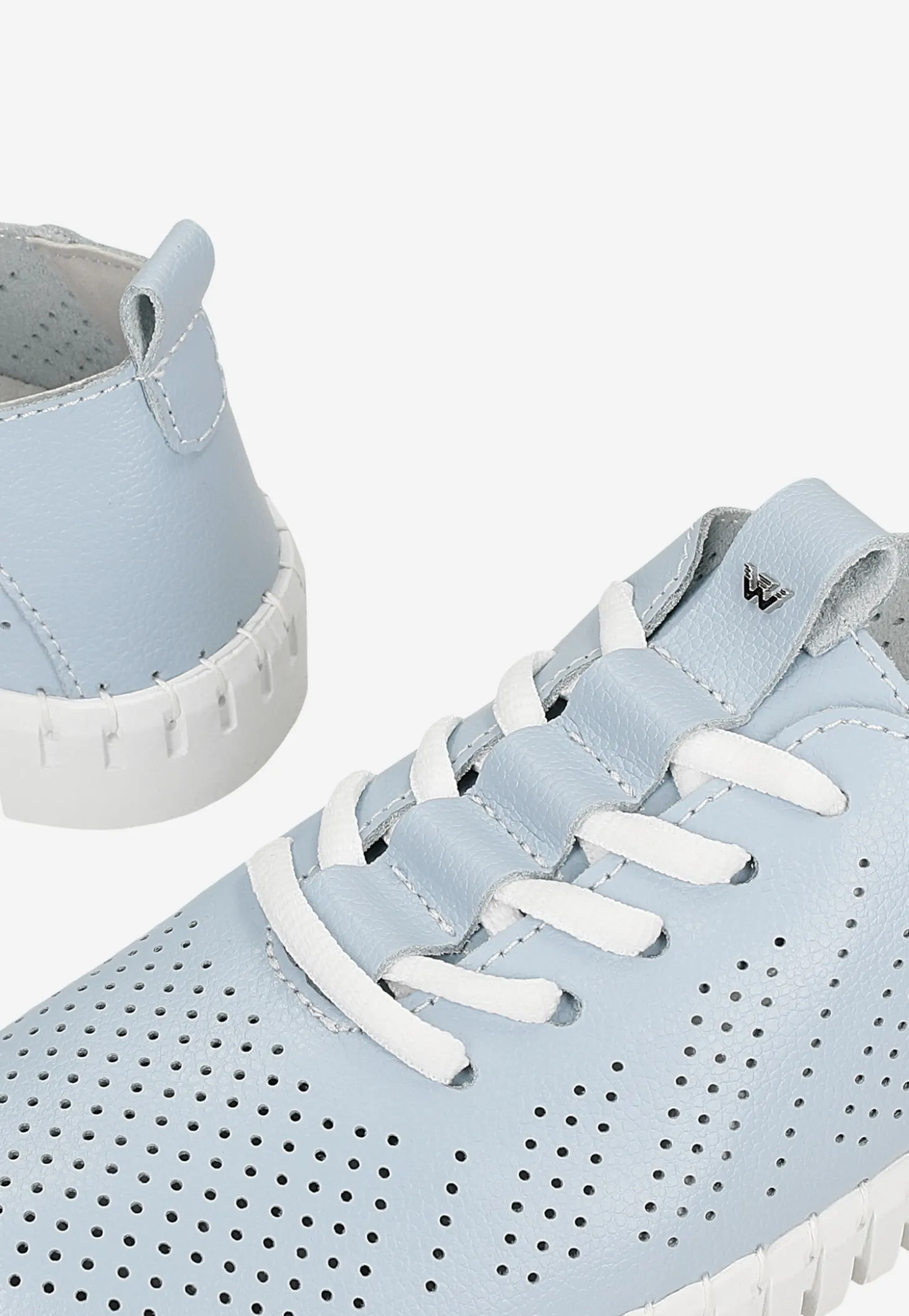 Niebiesko-białe trampki damskie z linii Comfort
