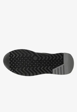 Ocieplane sneakersy męskie ze skóry licowej