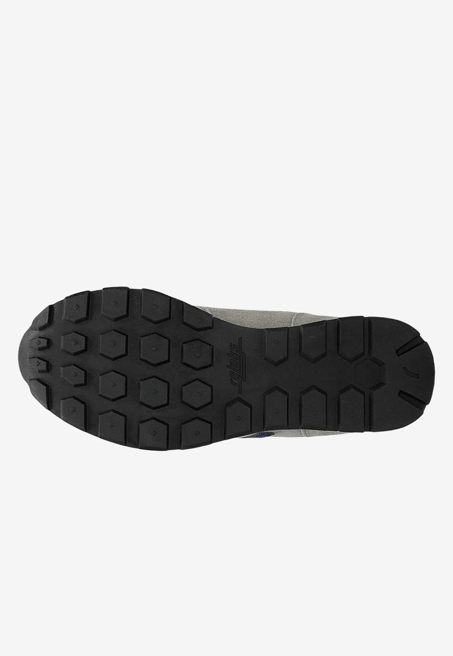 Popielato-niebieskie sneakersy RELAKS z niebieskimi detalami