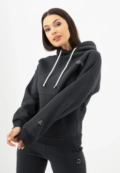 RELAKS bluza damska w kolorze ciemnego popielu
