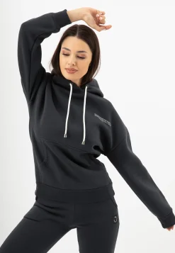 RELAKS bluza damska w kolorze ciemnego popielu