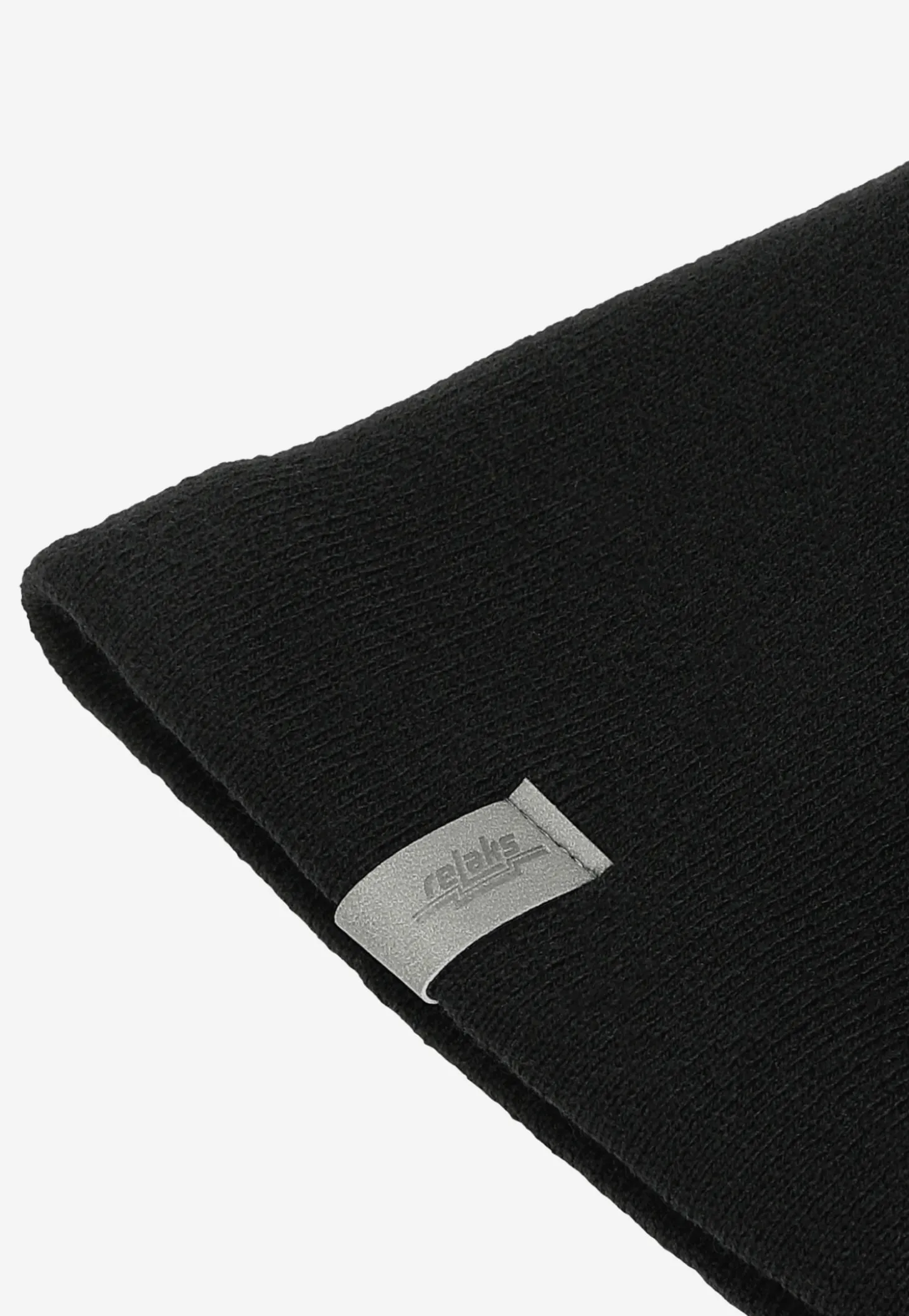 RELAKS czarna czapka męska beanie