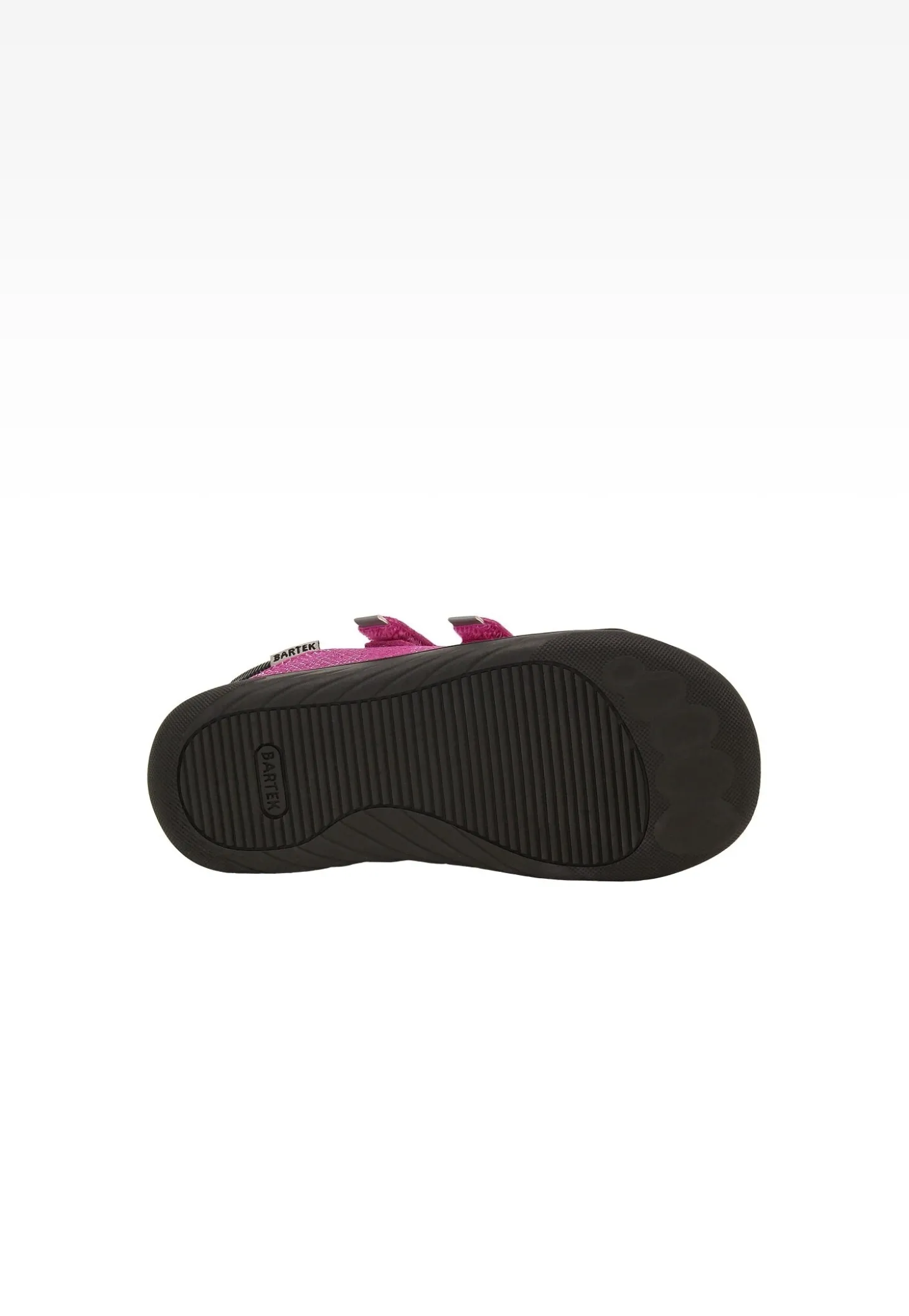 Różowe półbuty barefoot z mieniącym się wzorem BARTEK 83005-65