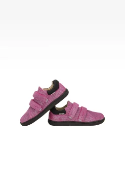Różowe półbuty barefoot z mieniącym się wzorem BARTEK 83005-65