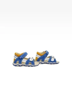 Sandały BARTEK T-0118240-23 II, dla chłopców, niebiesko-biały