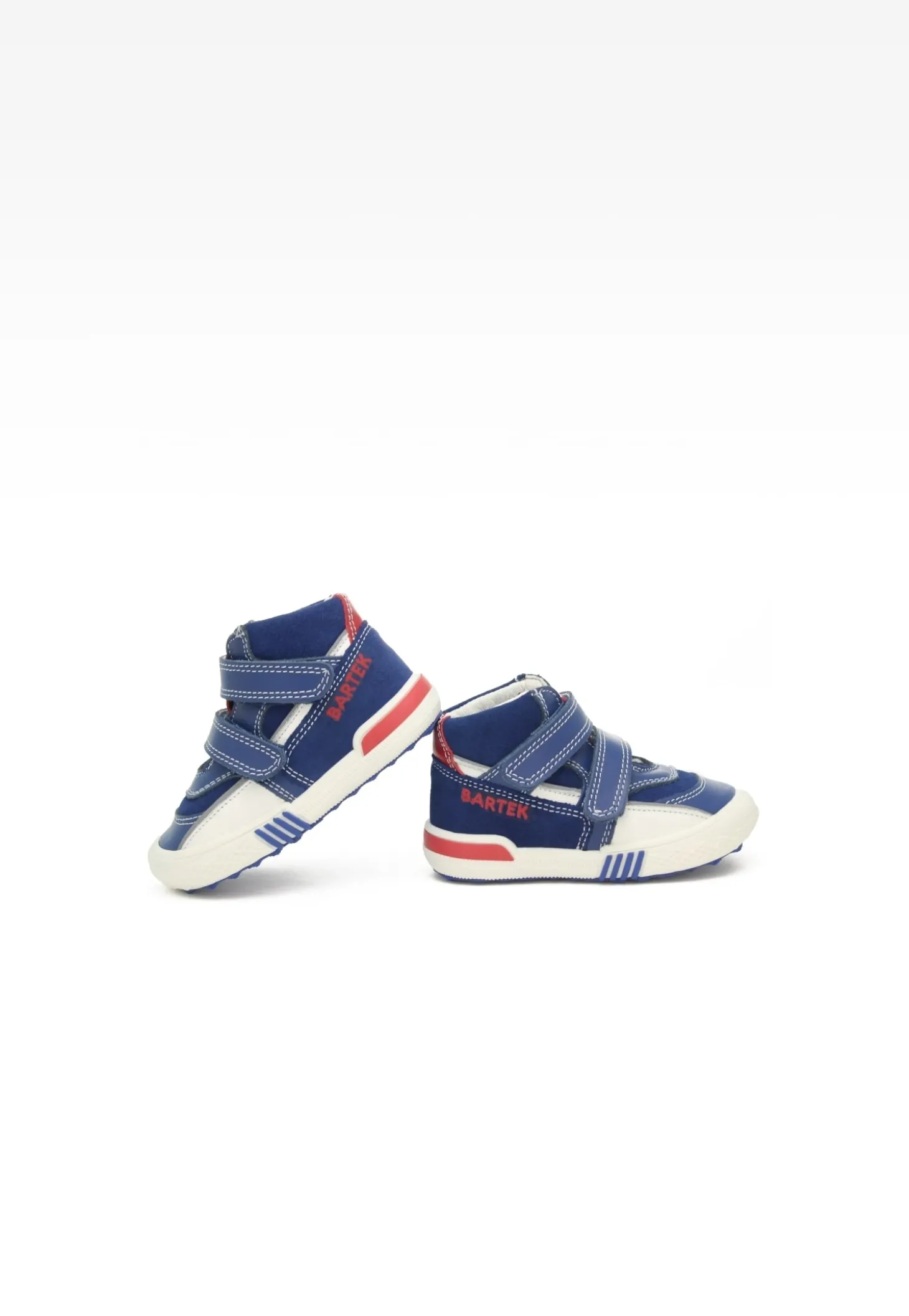 Sneakers BARTEK 91756-003, niebiesko-biały