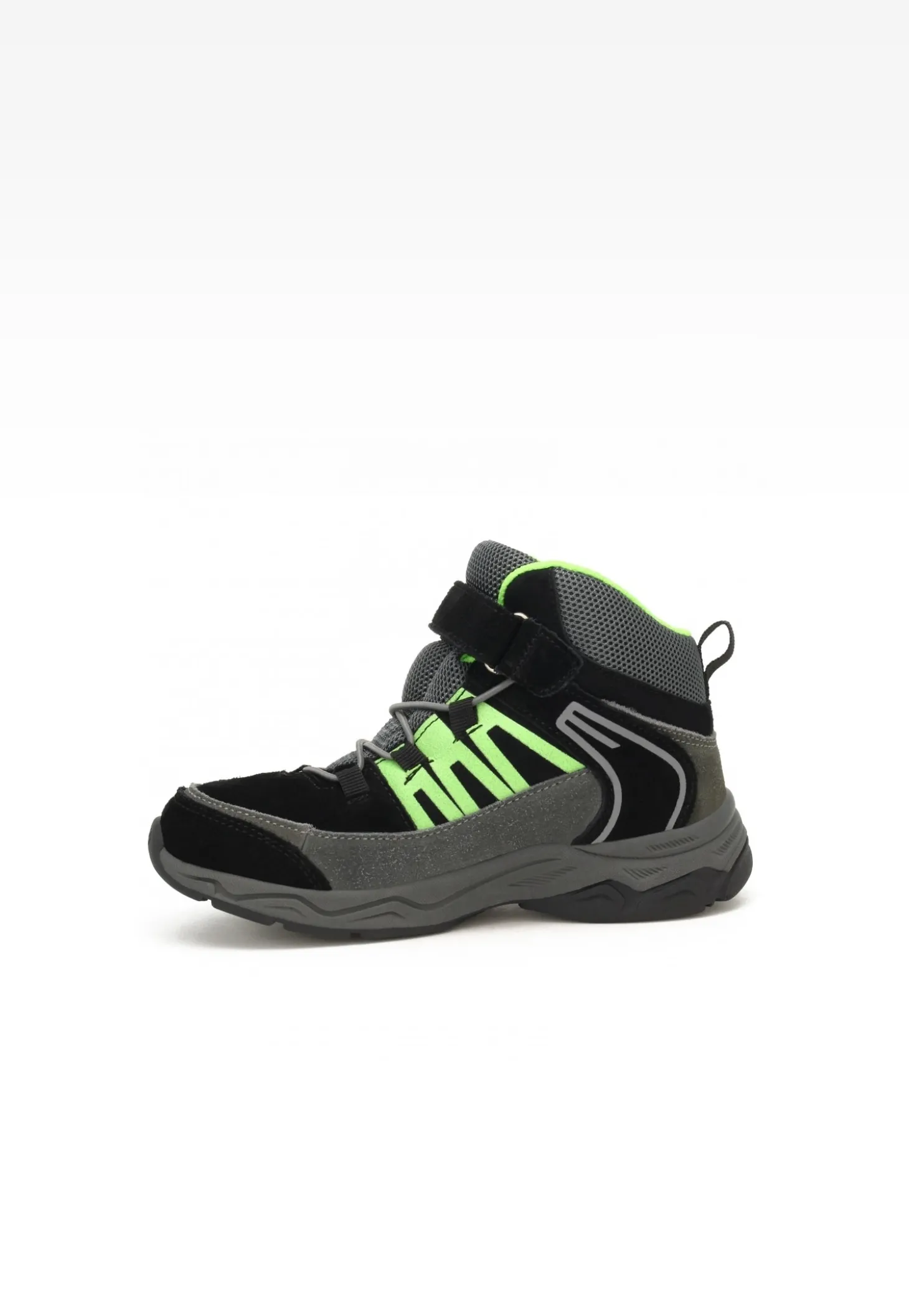 Trzewiki ocieplane BARTEK 14608009, dla chłopców, czarno-szary