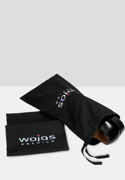 Wizytowe półbuty męskie w kolorze czarnym - linia PREMIUM