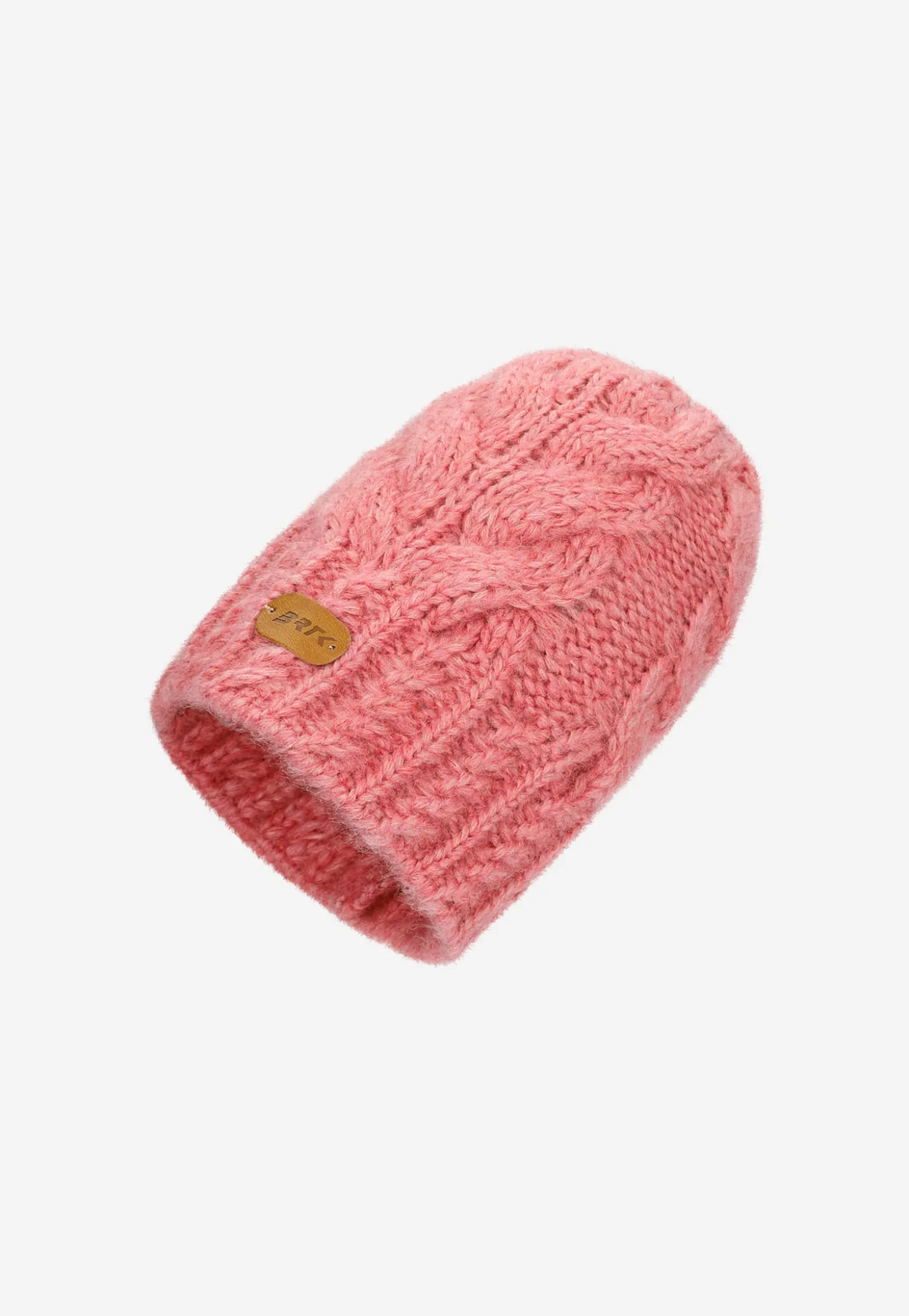 Zimowy zestaw dziewczęcy BARTEK z wełny merino 85604-85, różowa czapka + komin