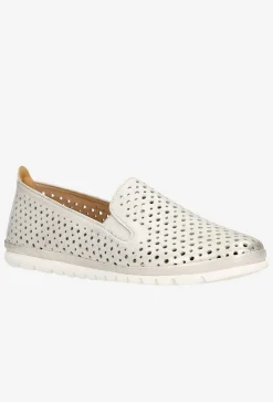 Złote loafersy damskie z linii Comfort