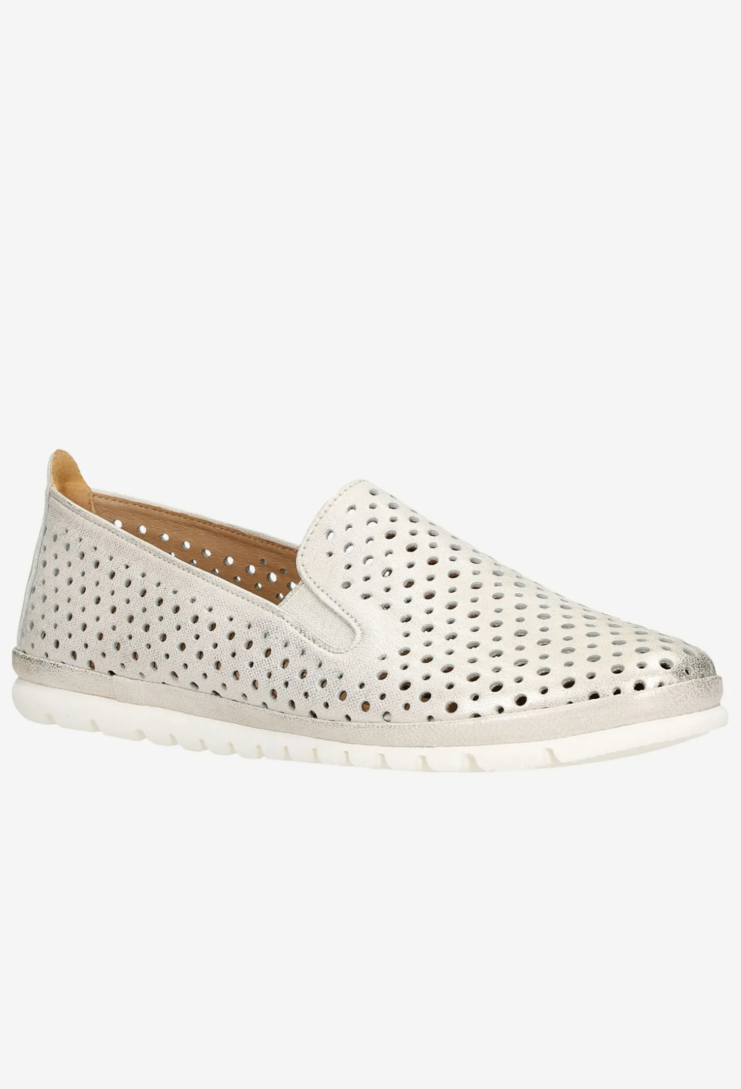 Złote loafersy damskie z linii Comfort