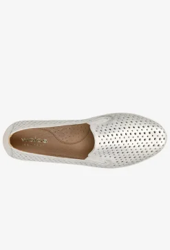 Złote loafersy damskie z linii Comfort